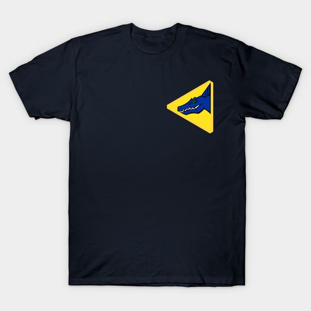 Kyoryu Navy Spino T-Shirt by Javier Casillas